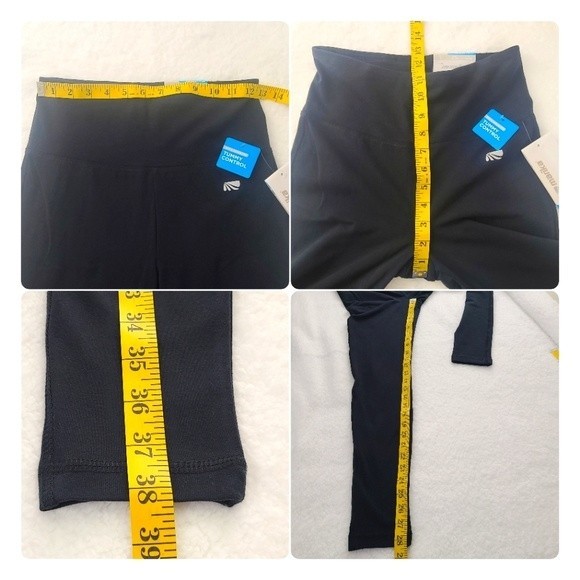 Marika Womens NWT Black Tummy Control Capri High Rise Leggings Size Small - Picture 8 of 11